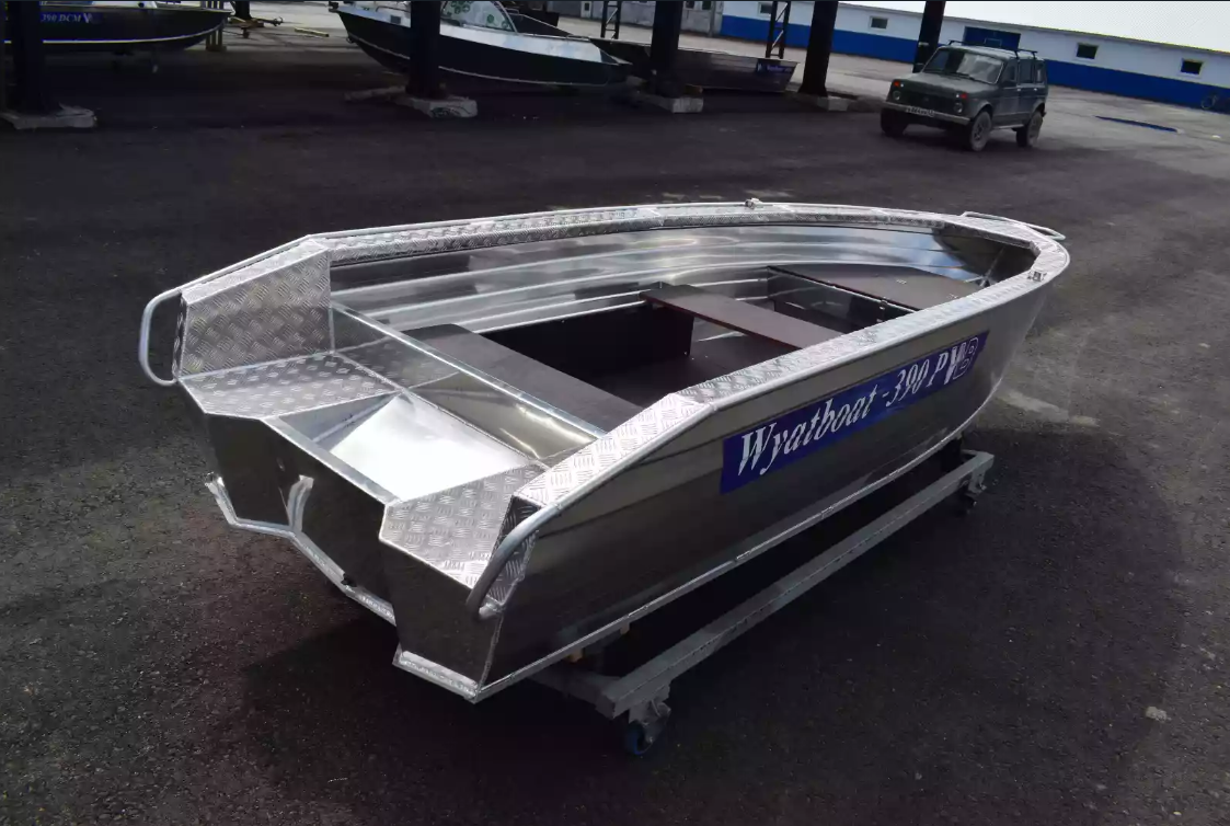 Алюминиевая лодка Wyatboat-390Р Увеличенный борт в Тольятти