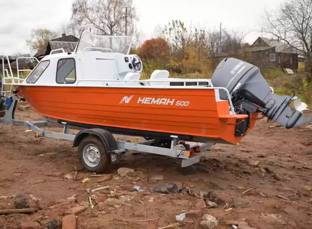 Алюминиевый катер Неман-500 (каютный) в Тольятти