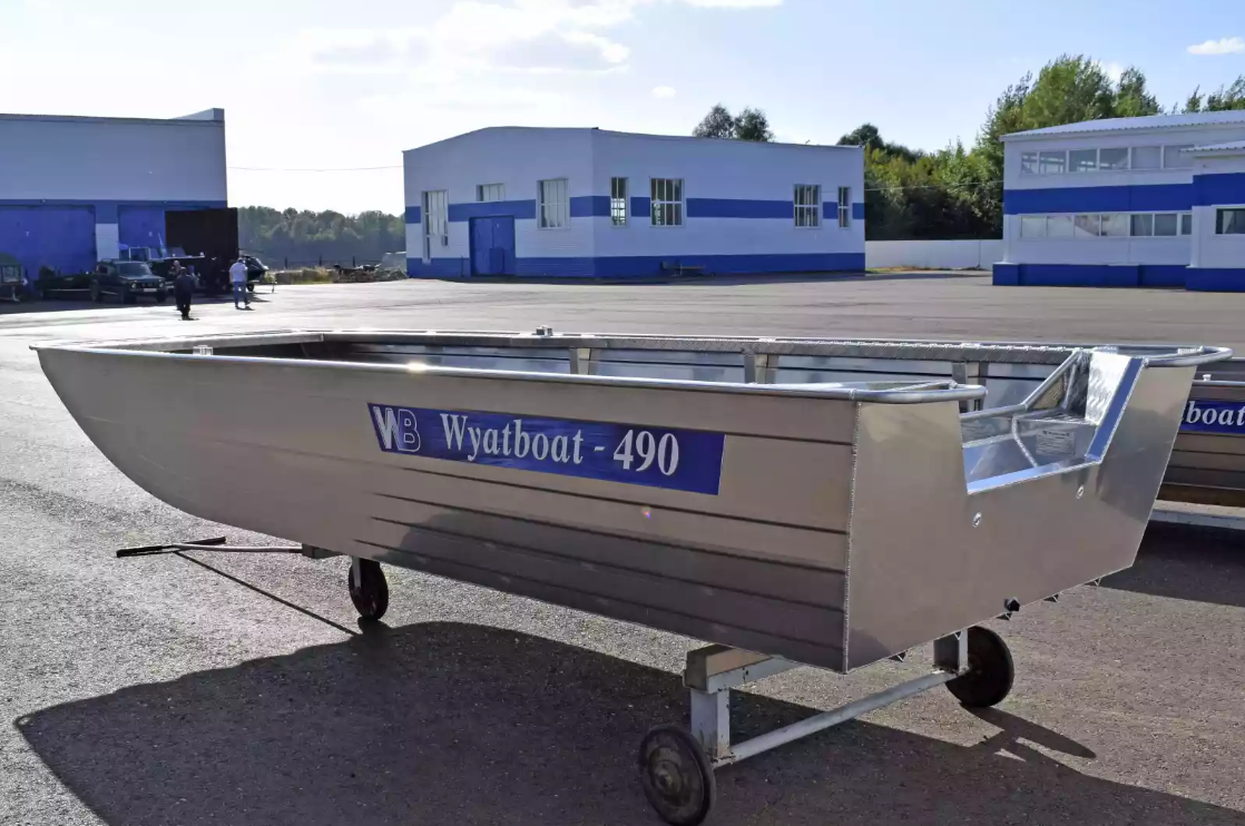 Алюминиевая лодка Wyatboat-490 Jonboat в Тольятти