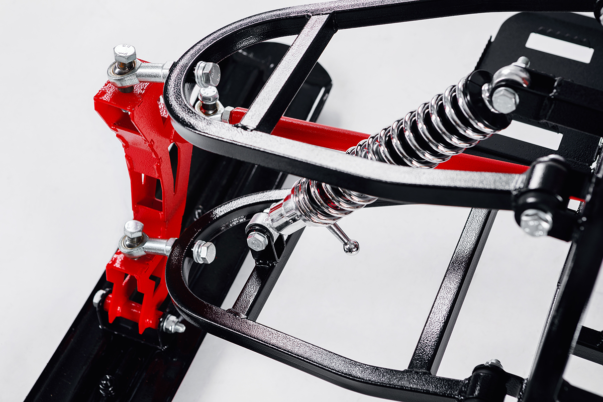 Лыжный модуль IKUDZO с подогревом ручек пластиковые лыжи в Тольятти