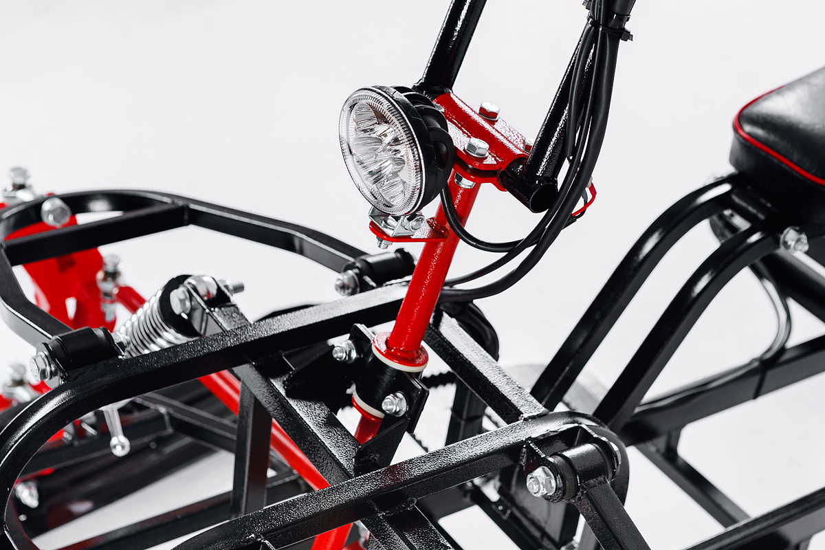 Лыжный модуль IKUDZO с подогревом ручек пластиковые лыжи в Тольятти