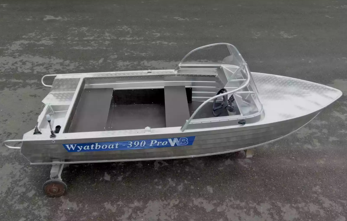 Алюминиевый катер Wyatboat-390 Pro в Тольятти