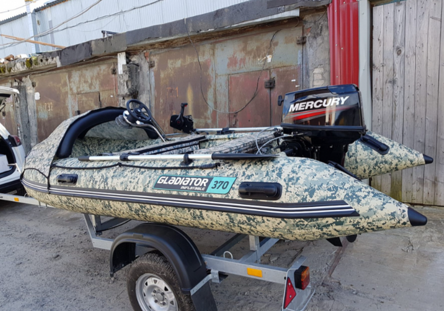 НАДУВНАЯ ЛОДКА GLADIATOR C370AL в Тольятти