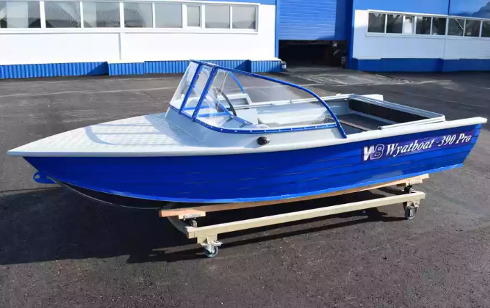 Алюминиевый катер Wyatboat-390 Pro в Тольятти