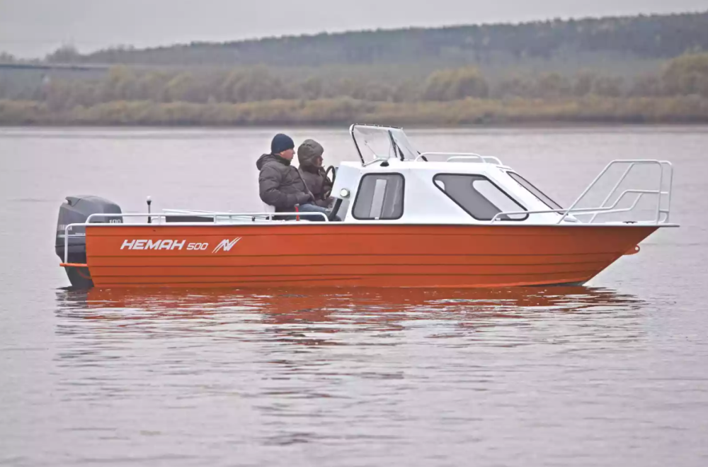 Алюминиевый катер Неман-500 (каютный) в Тольятти