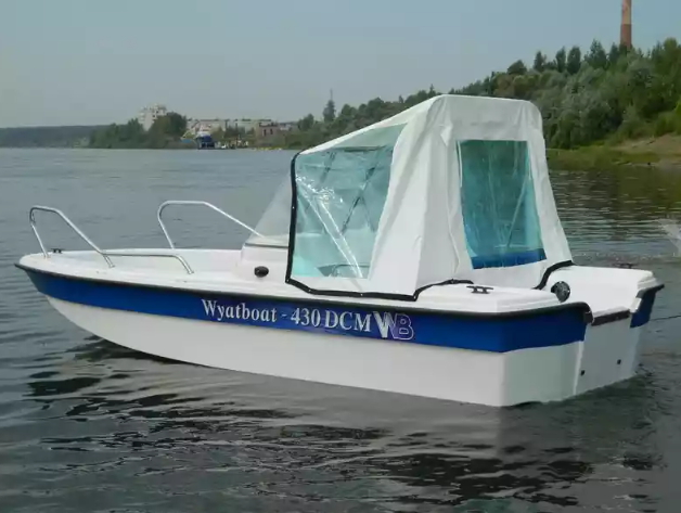 Стеклопластиковый катер Wyatboat-430 DCM (тримаран) в Тольятти