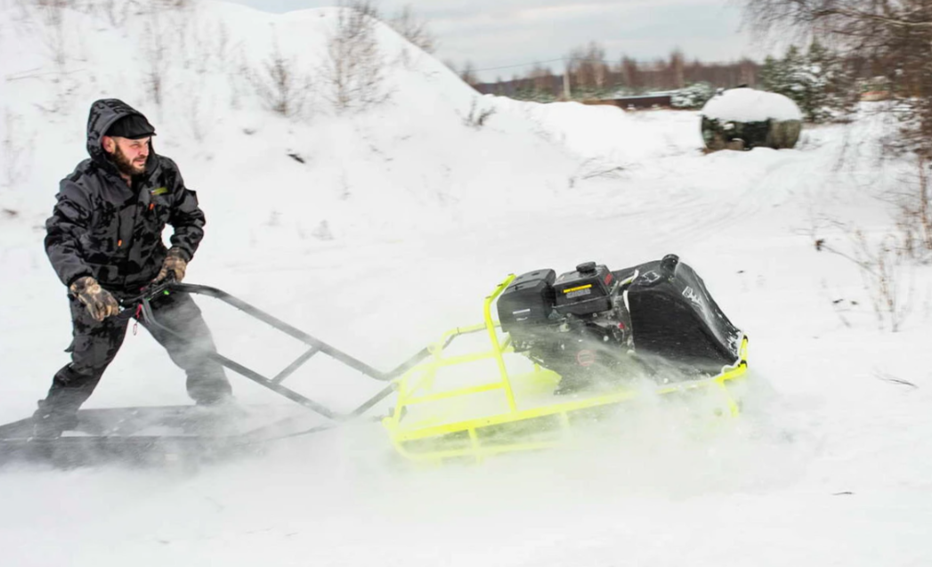 Мотобуксировщик Бурлак ХОЗЯИН-1 (капот ткань) в Тольятти