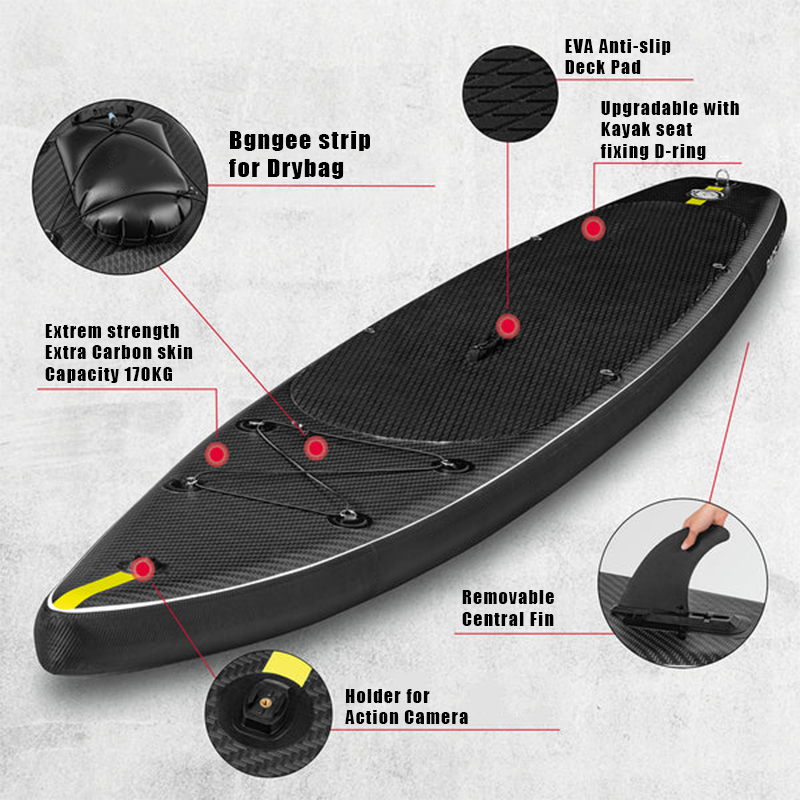 SUP (САП) ДОСКА MISHIMO CARBON DARKSIDE 10.6’ (325СМ) в Тольятти