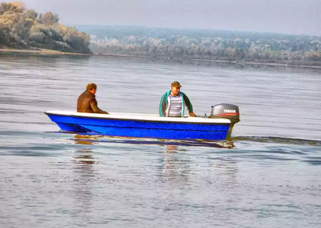 Стеклопластиковая лодка Wyatboat 430 тримаран в Тольятти