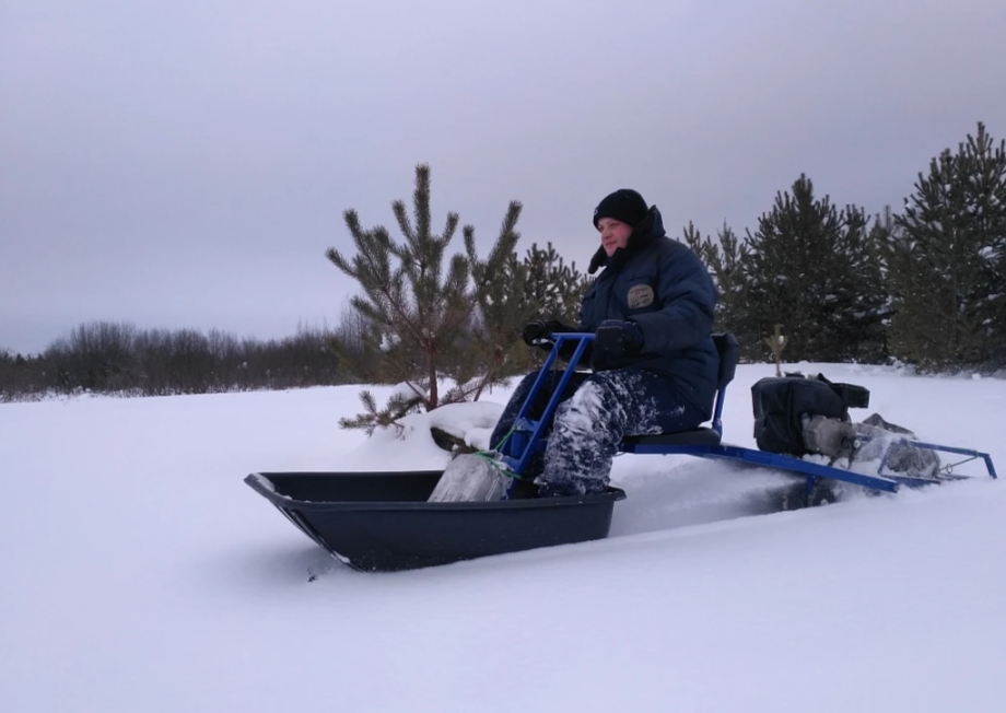 Мотобуксировщик толкач Альбатрос-XL8 с модулем. Без фары, тележки в Тольятти