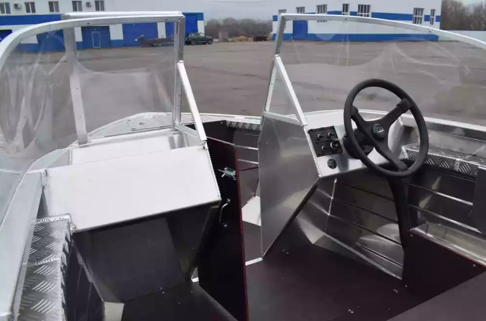 Алюминиевая лодка Wyatboat-390 DCM Увеличенный борт в Тольятти