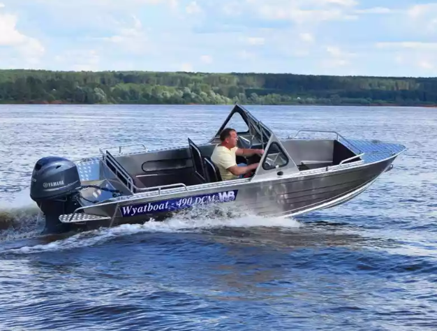 Алюминиевый катер Wyatboat-490 DCM Pro в Тольятти