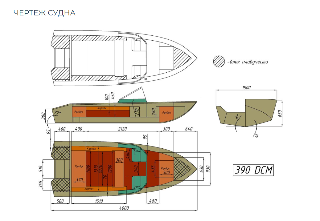 Алюминиевый катер Wyatboat-390 DCM в Тольятти