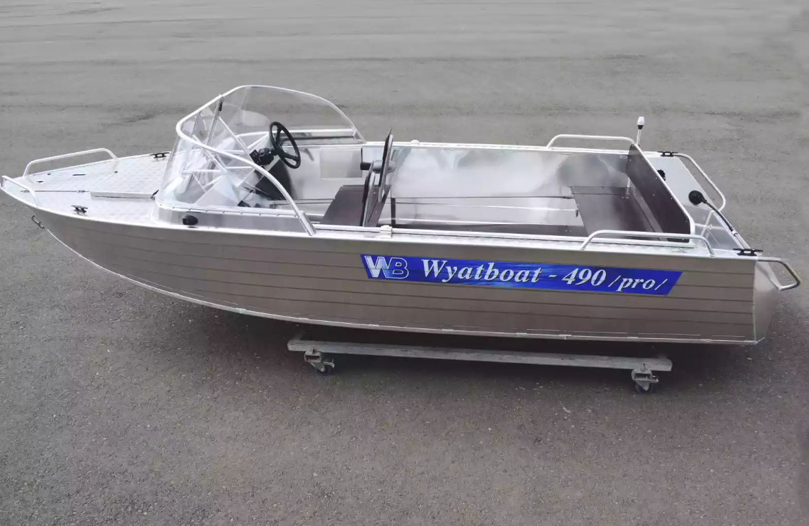 Алюминиевый катер Wyatboat-490 Pro в Тольятти