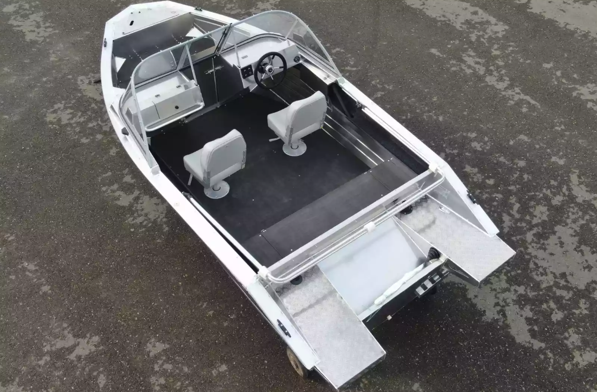 Алюминиевый катер Неман-450 DC NEW без покраски в Тольятти