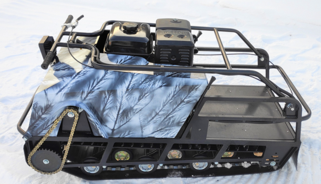 Мотобуксировщик Irondog (Железная собака) M500 20  Камуфляж Охотник в Тольятти