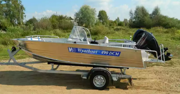 Алюминиевый катер Wyatboat-490 DCM в Тольятти