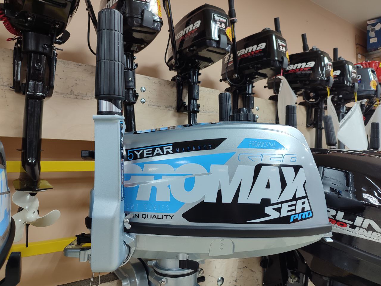 Лодочный мотор PROMAX SP5FHS (внешний бак 12 л) в Тольятти