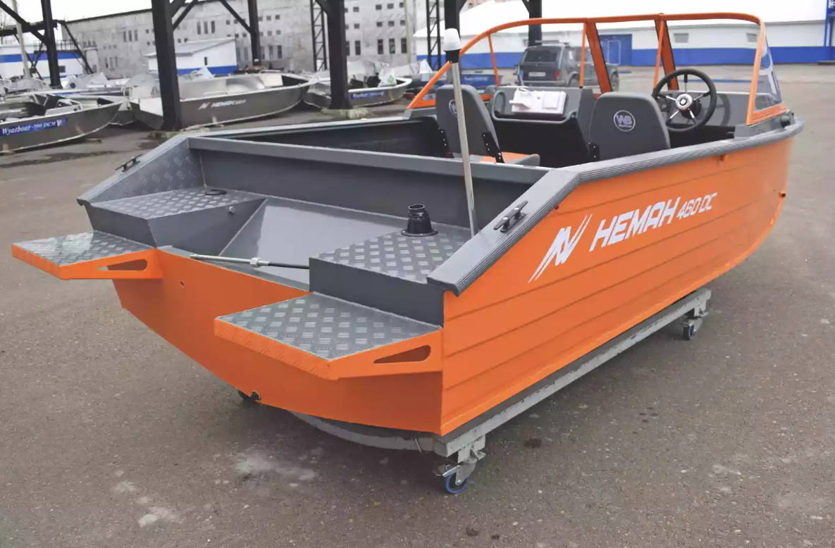 Алюминиевый катер Неман-480 DCM FISH в Тольятти