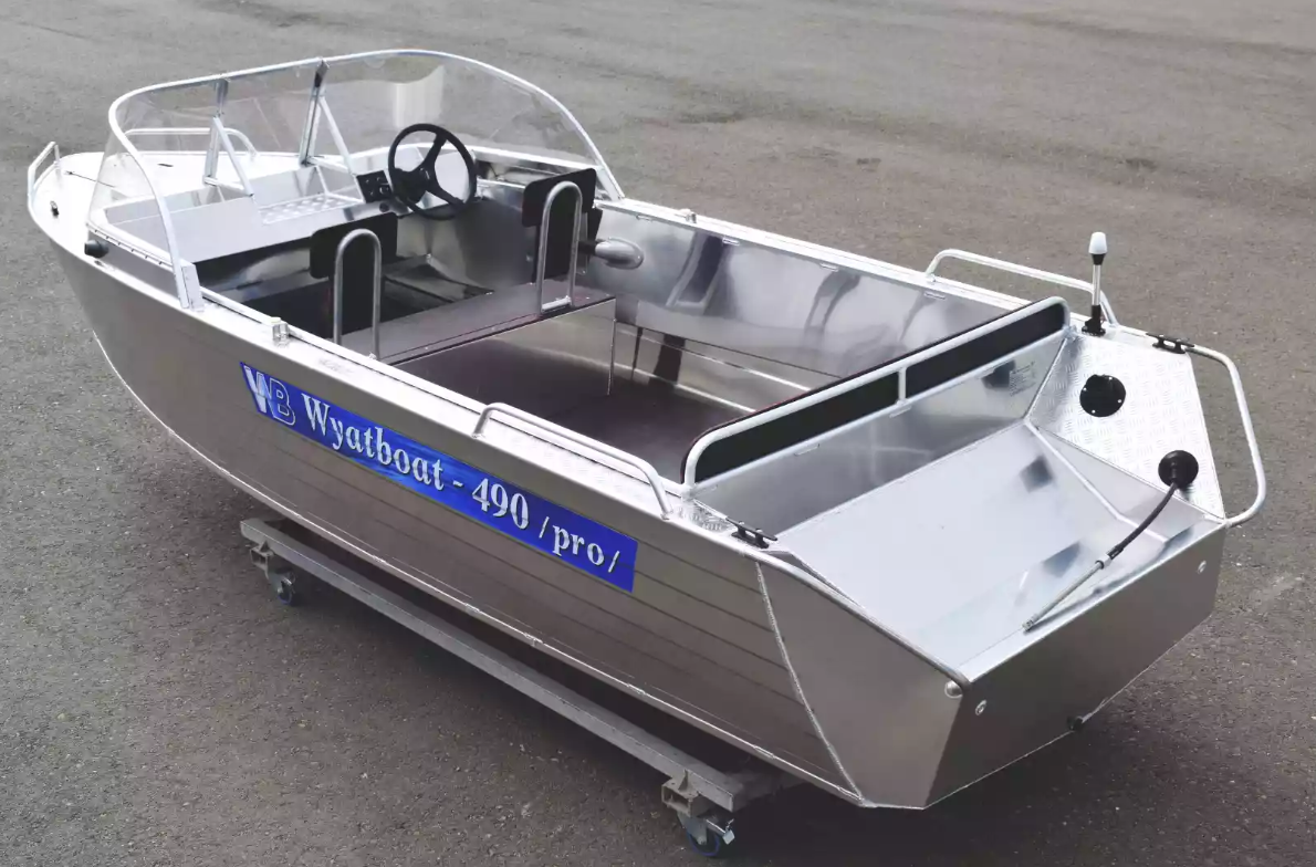 Алюминиевый катер Wyatboat-490 Pro в Тольятти