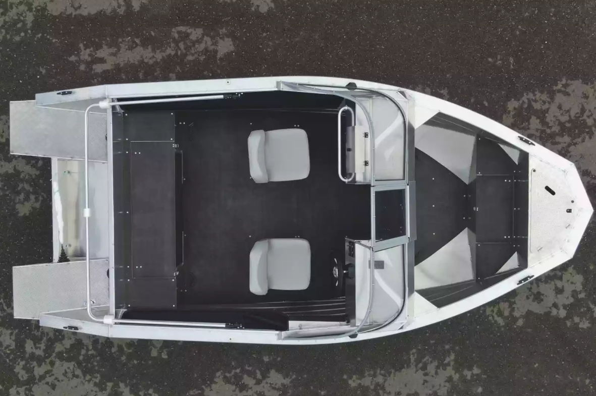 Алюминиевый катер Неман-450 DC NEW без покраски в Тольятти