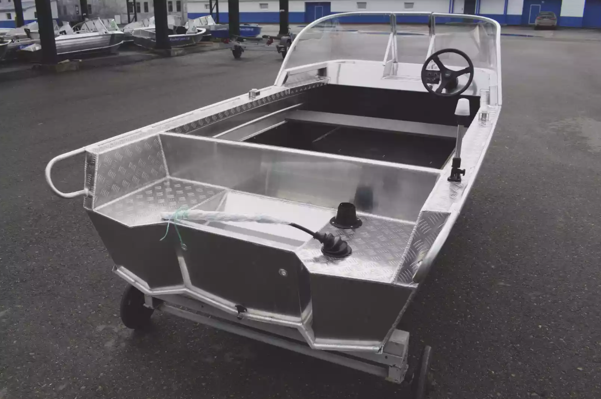 Алюминиевый катер Wyatboat-390 Pro в Тольятти