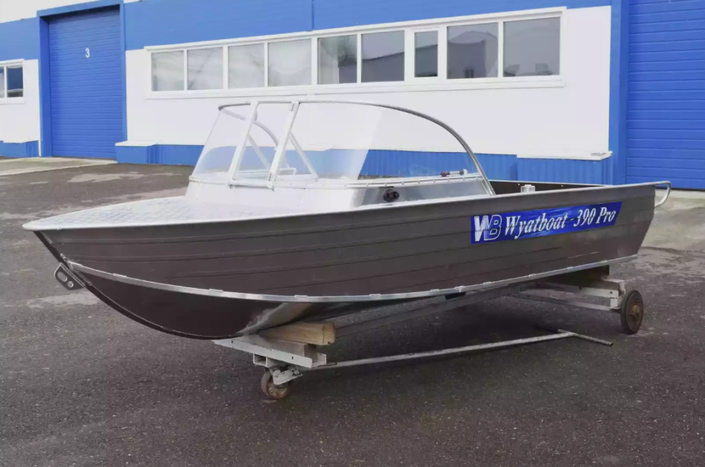 Алюминиевая лодка Wyatboat-390 Pro в Тольятти