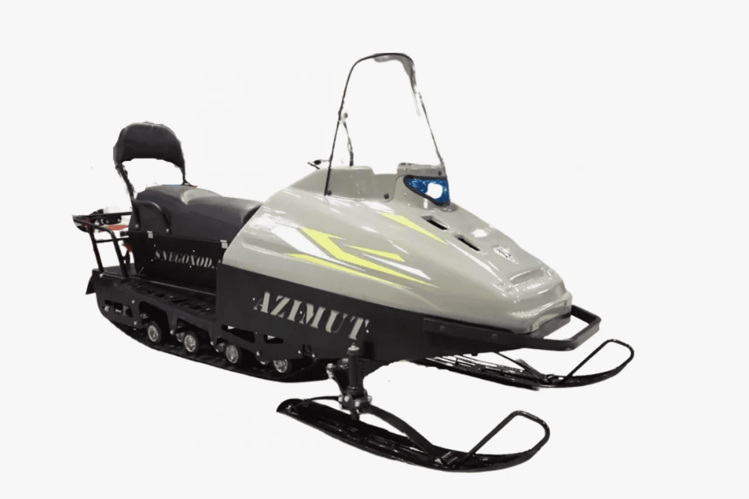 Миниснегоход Бурлак Азимут 20 л.с. , эл.запуск, реверс, тормоз гидравл, капот серый в Тольятти