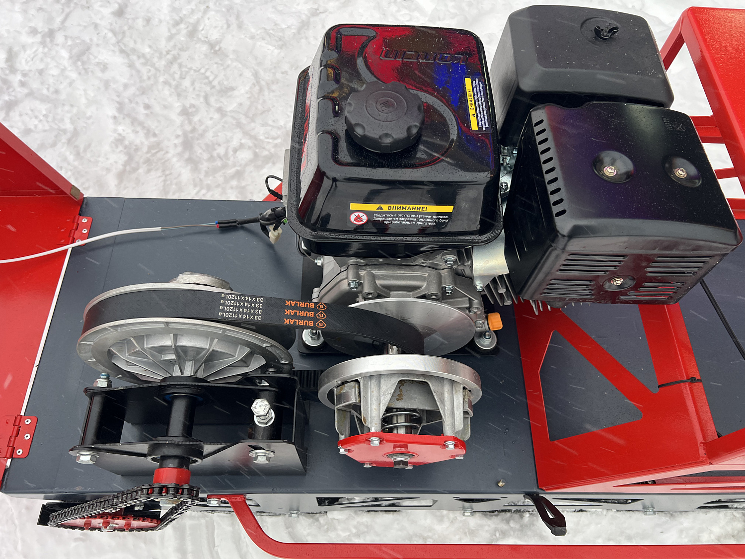 Мотобуксировщик EX-MOTO SNOWDOG S500 15л.с в Тольятти