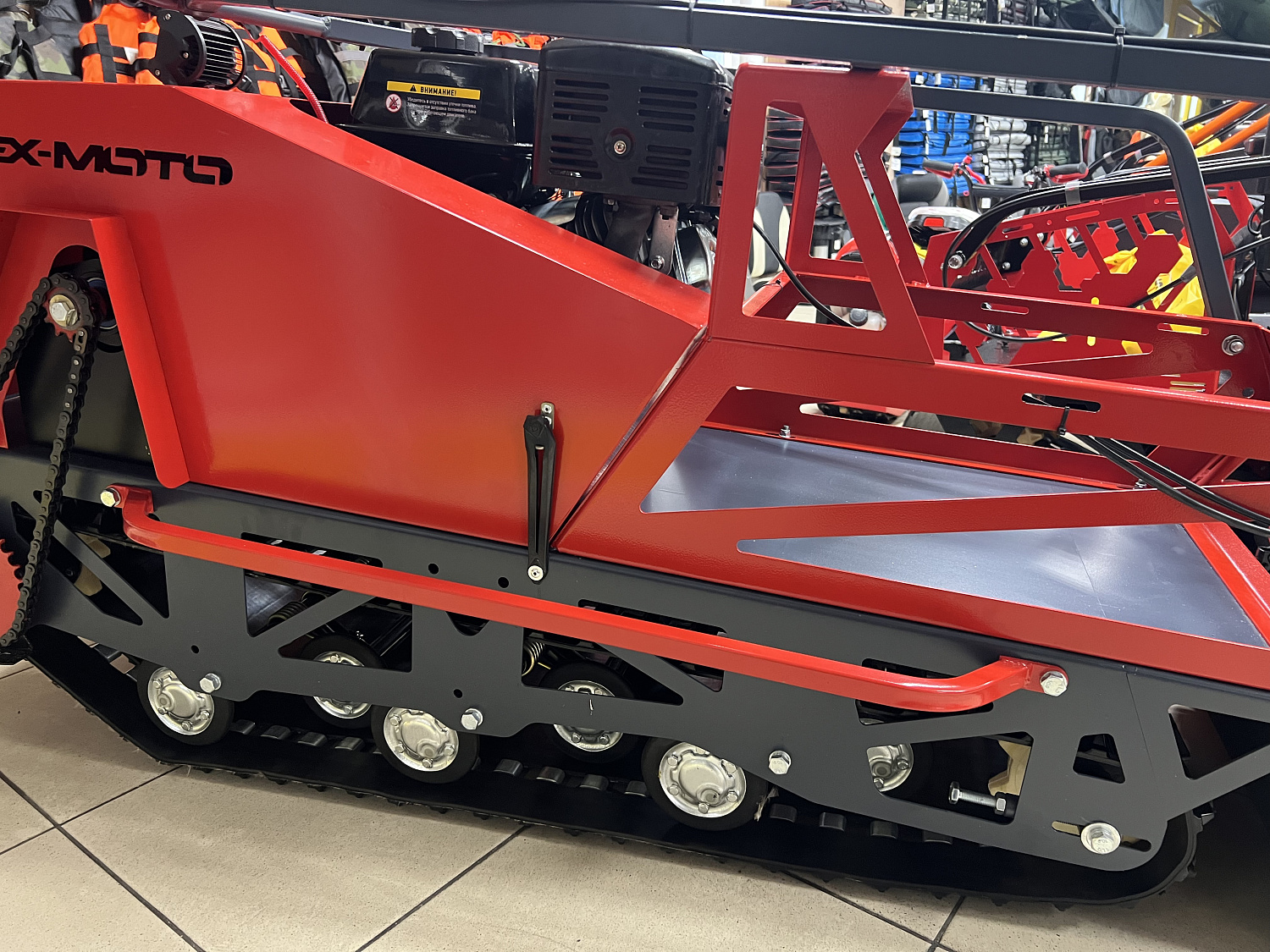 Мотобуксировщик EX-MOTO SNOWDOG S500 15л.с в Тольятти