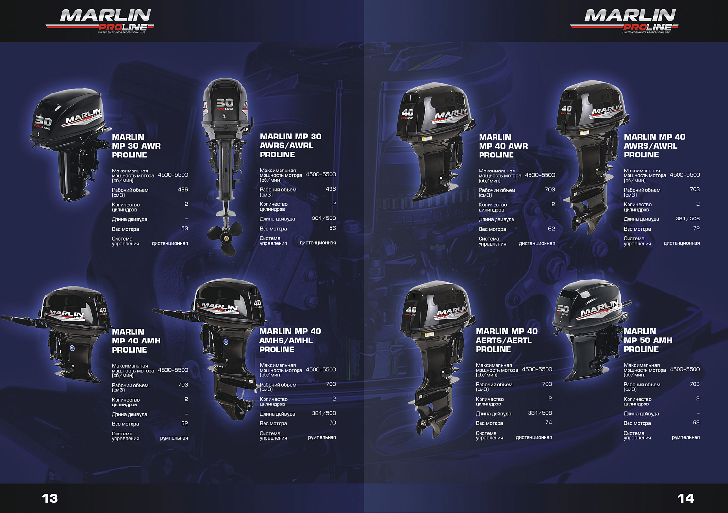 Лодочный мотор MARLIN PROLINE MP 50 AMH ПОД ВОДОМЕТ в Тольятти