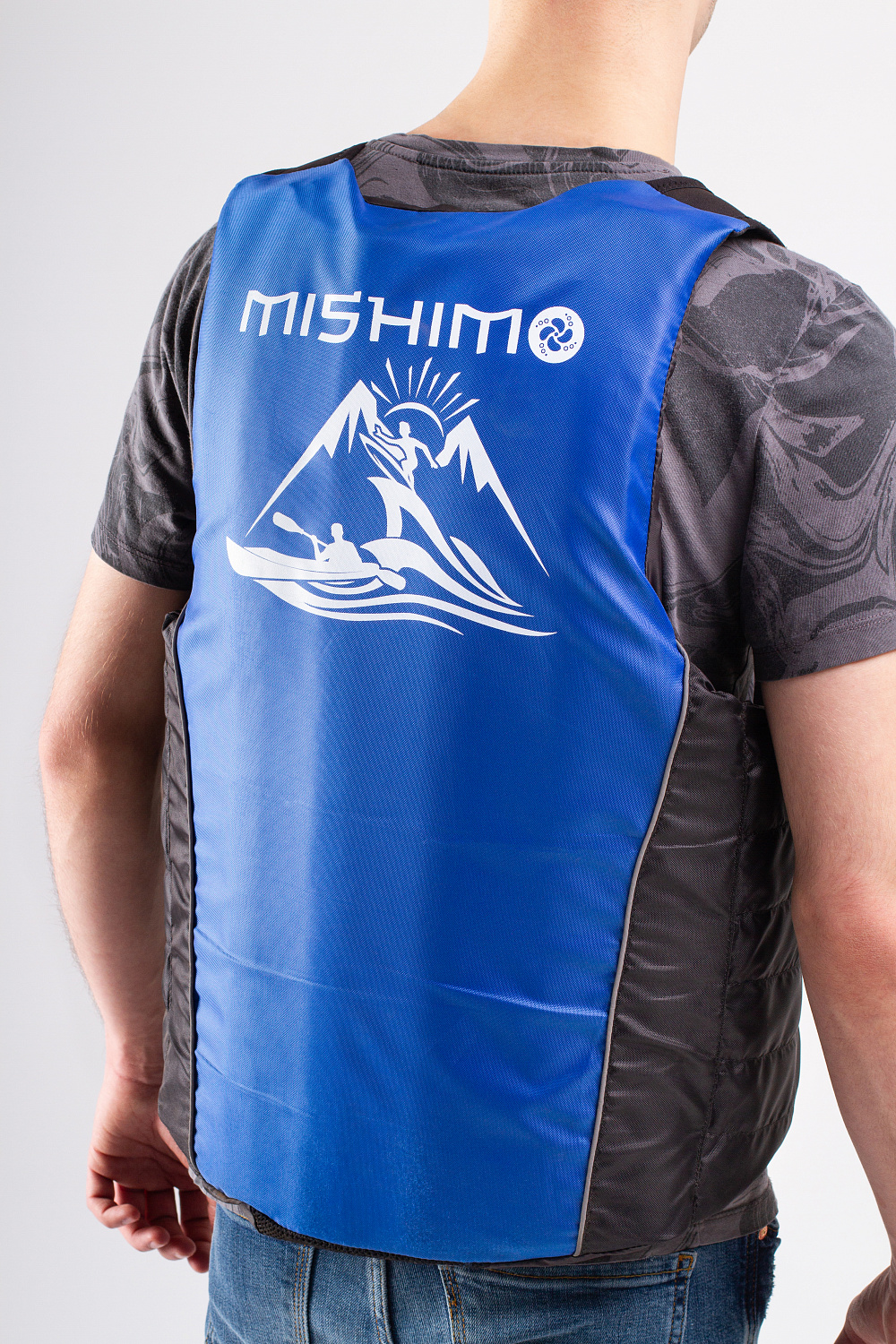 Жилет спасательный MISHIMO PRO Премиум качества Черно-синий в Тольятти