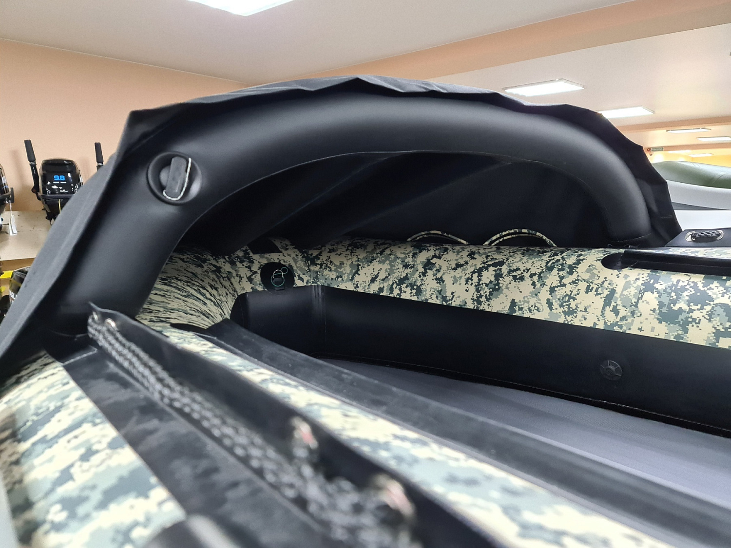 КОМПЛЕКТ НОСОВОГО ТЕНТА К ЛОДКЕ SMARINE AIR MAX 380 ЧЕРНЫЙ в Тольятти