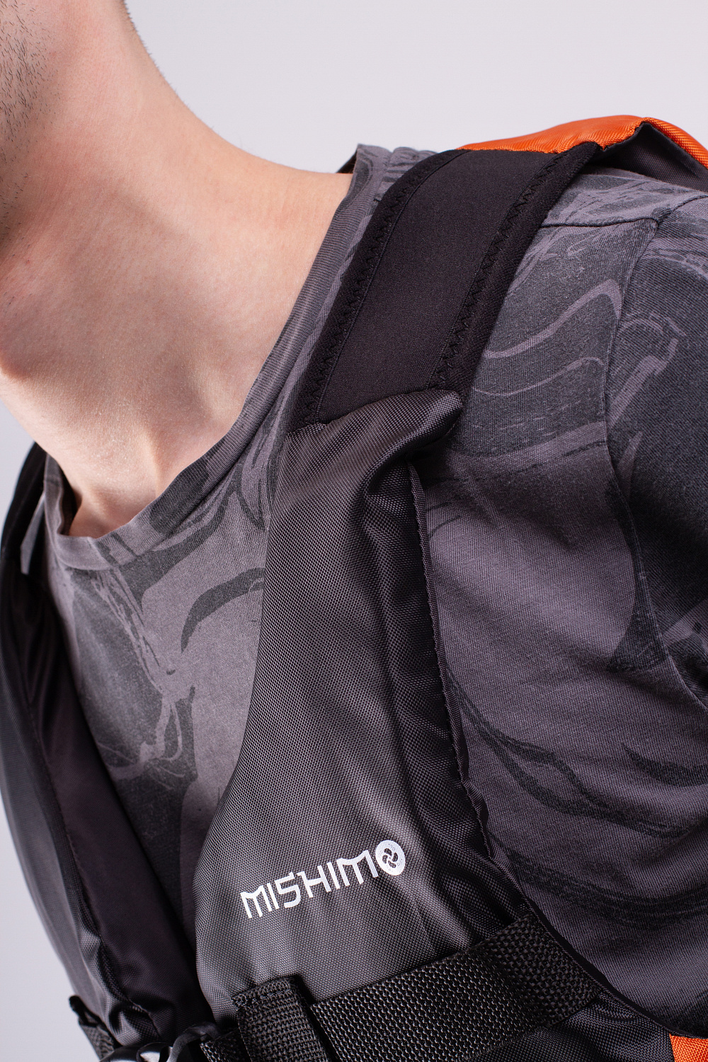 Жилет спасательный MISHIMO PRO Премиум качества Черно-оранжевый в Тольятти